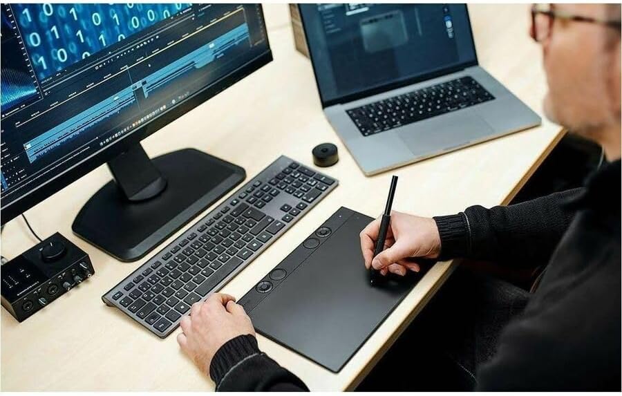 Wacom Intuos Pro Medium, Bluetooth Graphic Drawing Tablet with ProPen 3 - Image 2