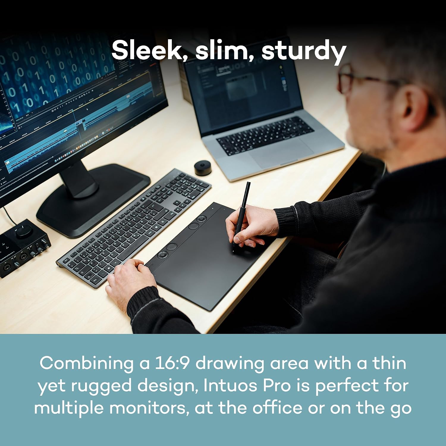 Wacom Intuos Pro Medium, Bluetooth Graphic Drawing Tablet with ProPen 3 - Image 8