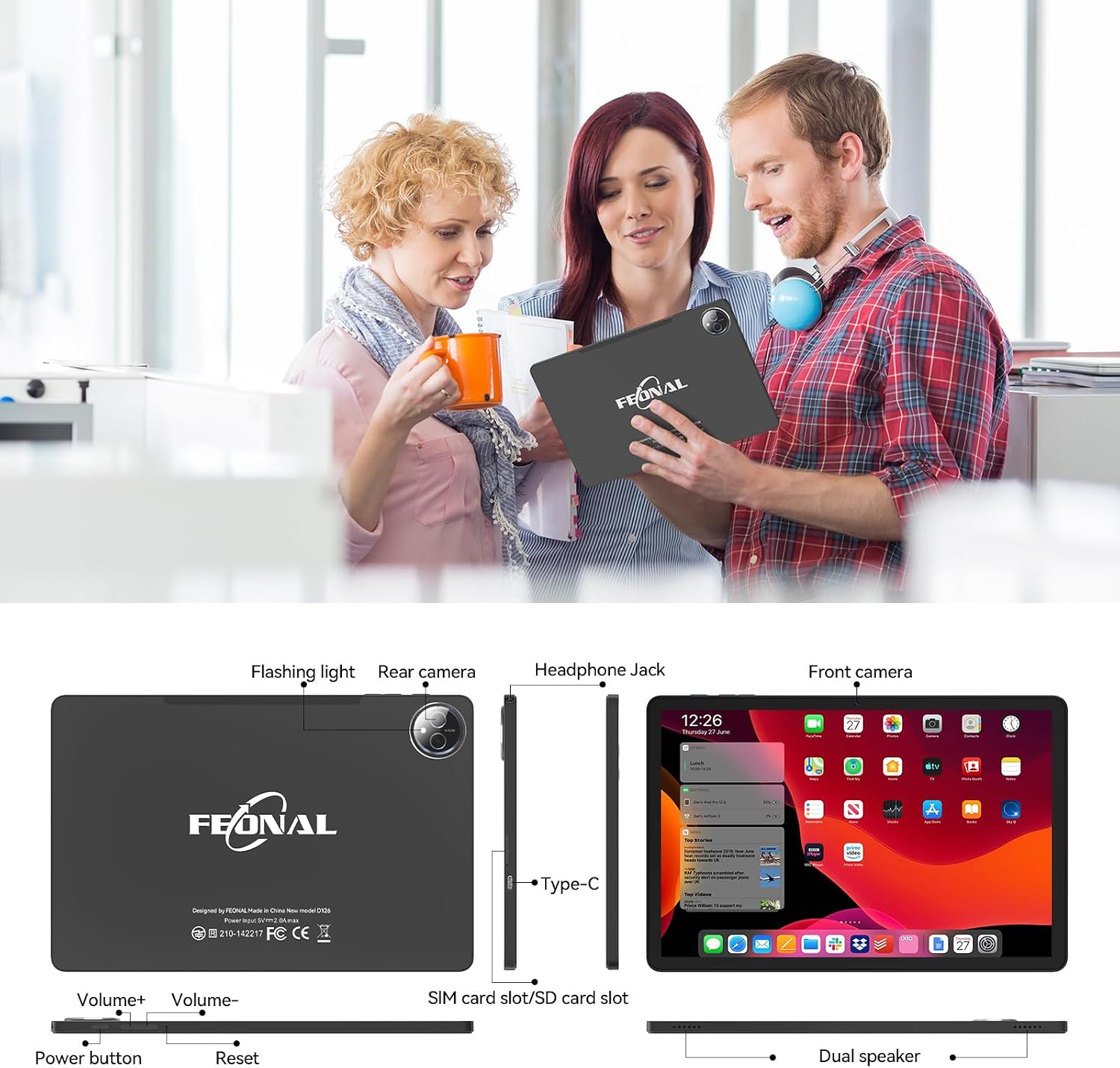 Tablet 11 inch Android 16 Tablet 2026 Latest Update Octa-Core 128GB+20GB - Image 8